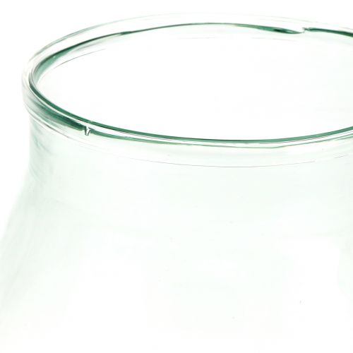 Floristik24 Deco lasinen kukkamaljakko Ø21cm H23cm