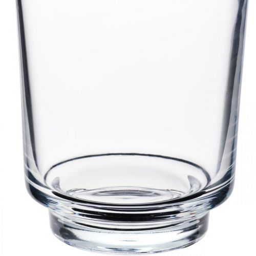 Floristik24 Orkidea-istutuslasi pohjalla kirkas H16cm Ø13,4cm