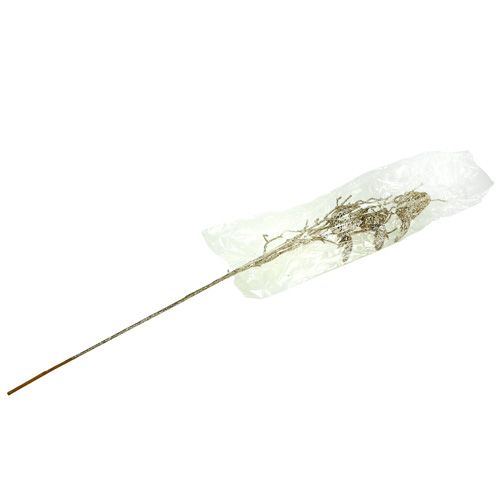 Glitter Branch lintujen kanssa 75cm kultainen | Floristik24.fi