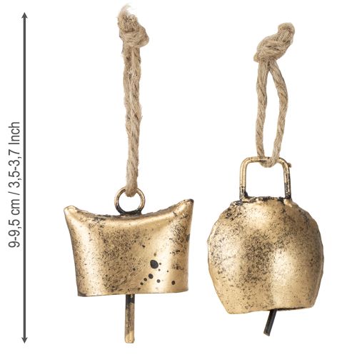 kohteita Joulukuusen koriste, metallikellot, vintage-designkoriste