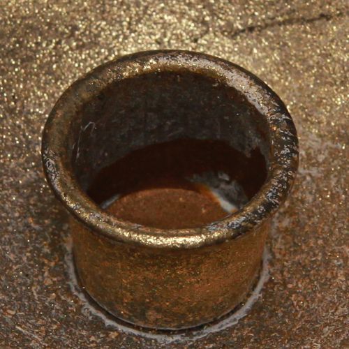 Floristik24 Kultainen kuppikoristeet kynttilänjalalla antiikkikulta Ø10cm K6,5cm