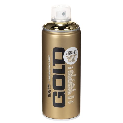 Kultainen kromiefekti koristemaali, Montana, purkit 400ml ostaa | Floristik24.fi