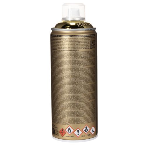 Kultainen kromiefekti koristemaali, Montana, purkit 400ml | Floristik24.fi
