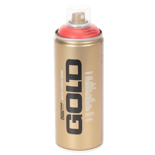Vadelmamaali pinnoille ja koristeluun Montana Gold Red 400ml
