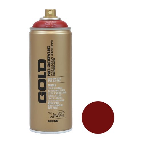 Maali spray punainen spraymaali akryylimaali Montana Gold Royal Red 400ml
