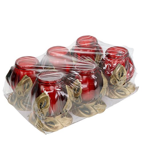 Floristik24 Hauta vaaleanpunainen Ø12,5cm K19,5cm 6 kpl