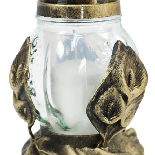 Floristik24 Hautavalo Ø12,5cm K19,5cm valkoinen 6kpl