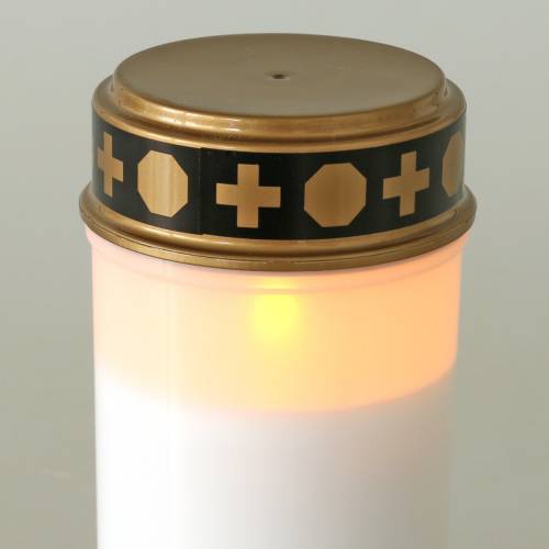 LED hautavalo valkoinen, lämmin valkoinen ajastin paristokäyttöinen Ø6,8 H12,2cm