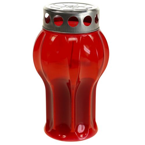 kohteita Hautakynttilät punaiset suruvalot muistovalot Ø10cm K18cm 4 kpl