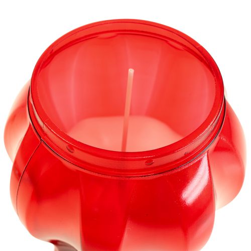 kohteita Hautakynttilät punaiset suruvalot muistovalot Ø10cm K18cm 4 kpl