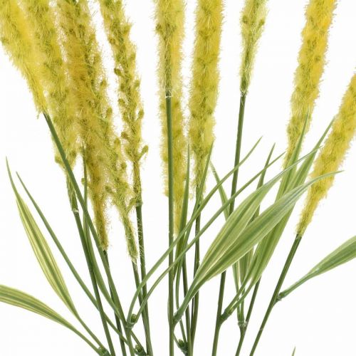 Floristik24 Tekoheinät keltainen kettuhäntä tekokukat 62cm 4kpl