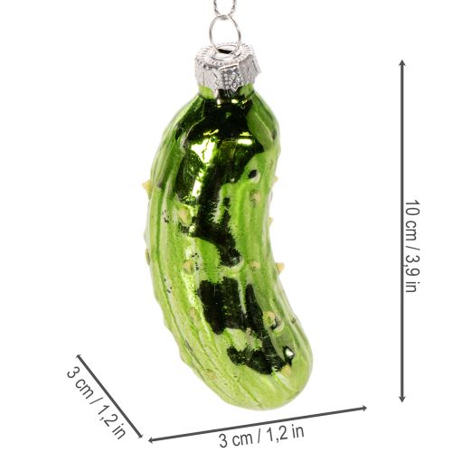 Lasinen joulukuusenkoriste, ripustettava joulukuusenkoriste, 7 cm, 4 kpl | Floristik24.fi