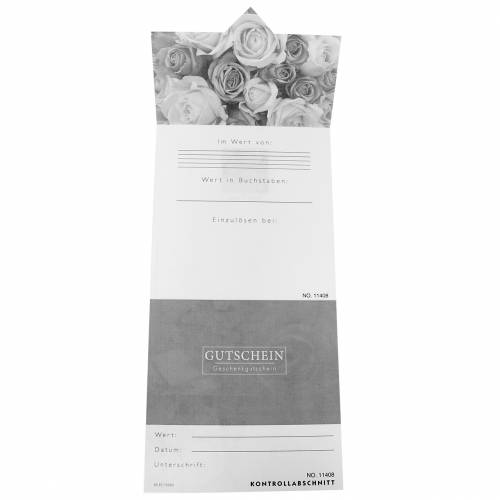 Floristik24 Lahjakortti Rose Orange + kirjekuori 1kpl