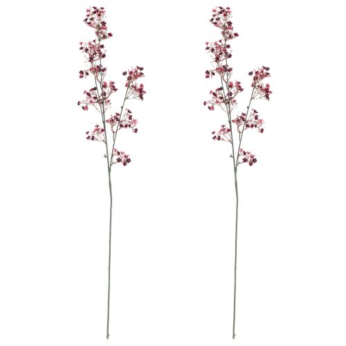 kohteita Gypsophila keinotekoinen vauvanhengitys Bordeaux 106cm 2kpl