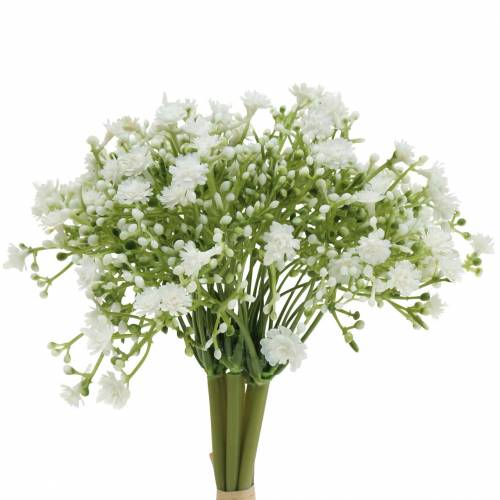 Gypsophila keinotekoinen kipsi nippuna valkoinen H28cm 6kpl