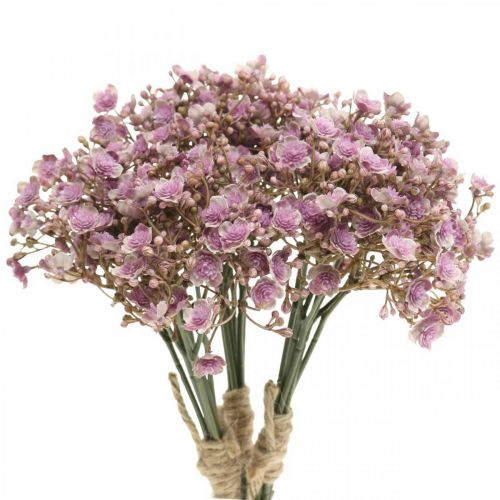 Floristik24 Gypsophila keinovioletti syksykoristeet 29,5cm 18kpl