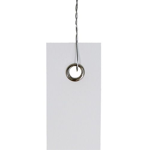 kohteita Ripustettavat etiketit valkoiset 18mm x 60mm 250 kpl