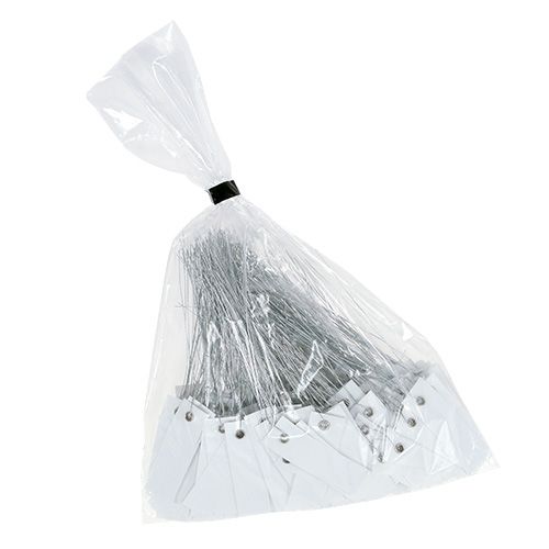 kohteita Ripustettavat etiketit valkoiset 18mm x 60mm 250 kpl