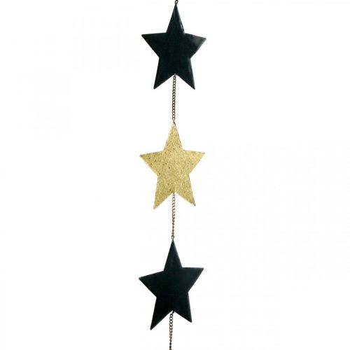 kohteita Joulukoristeita tähtiriipus kulta musta 5 tähteä 78cm