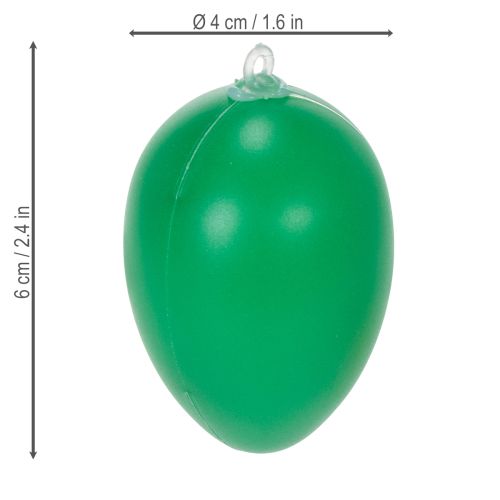 kohteita Pääsiäismunakoristeet kevään koristeluun, kotiin tai puutarhaan. Värikkäitä koriste-esineitä, 6 cm, 24 palaa.