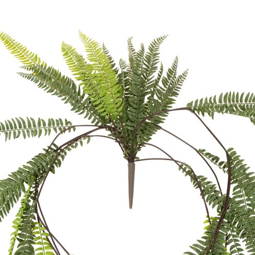 Keinotekoinen saniainen, koristeellinen saniaisen oksa kiinnitettäväksi ja ripustettavaksi, 118 cm | Floristik24.fi