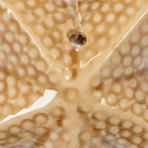 kohteita Keraaminen meritähtikoriste ripustettavaksi, merelliseen tunnelmaan, kesäkoristeeseen kotiin, 12 cm, 2 kpl