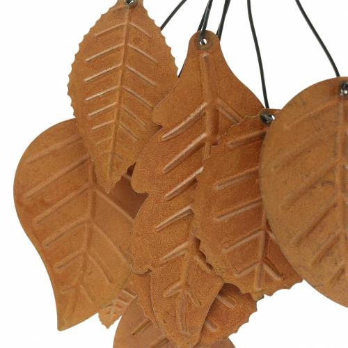 Floristik24 Deco ripustin syksyn lehdet patina metalli H25cm 2kpl
