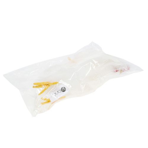 Floristik24 Kukko höyhenillä valkoinen 17cm, 21cm 2kpl
