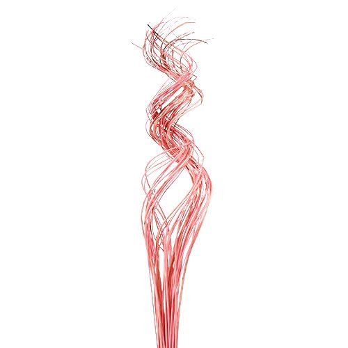 Floristik24 Half Curly Willow 100cm Pinkki 30 kpl