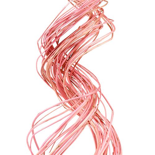 Floristik24 Half Curly Willow 100cm Pinkki 30 kpl