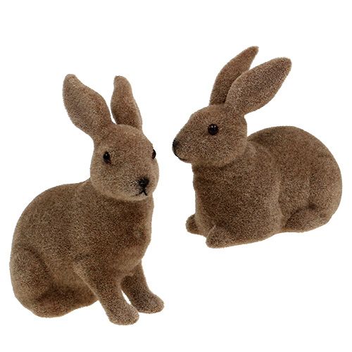 kohteita Kanin parvi ruskea 11cm, 13,5cm 6 kpl