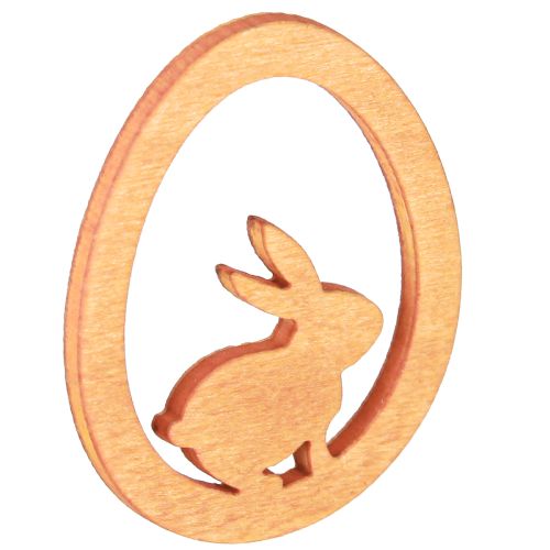 kohteita Bunny in Egg Pääsiäiskoristelu askarteluun Scatter Decoration Puu 4cm 72 kpl