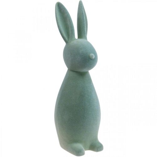 Koristepupu Koristeellinen pääsiäispupu – 2. valinta – Flocked harmaa-vihreä H47cm