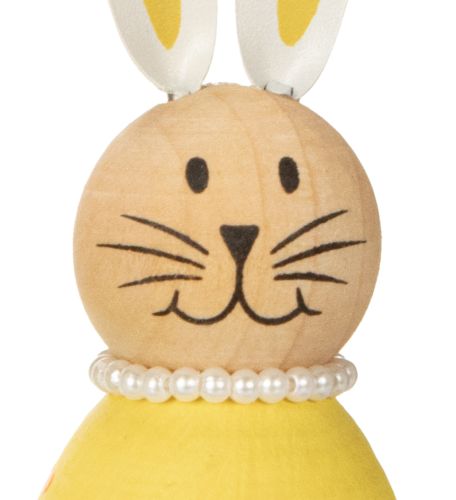 kohteita Koristeelliset kanihahmot munakuviolla keväiseen sisustukseen, 12 cm, 3 kpl