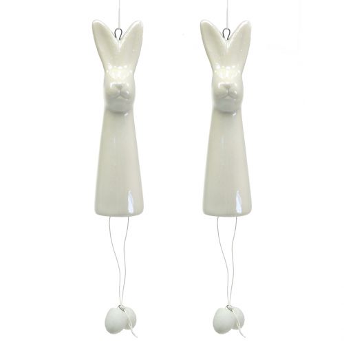 Floristik24 Pupu ripustettava valkoinen 10cm 6kpl