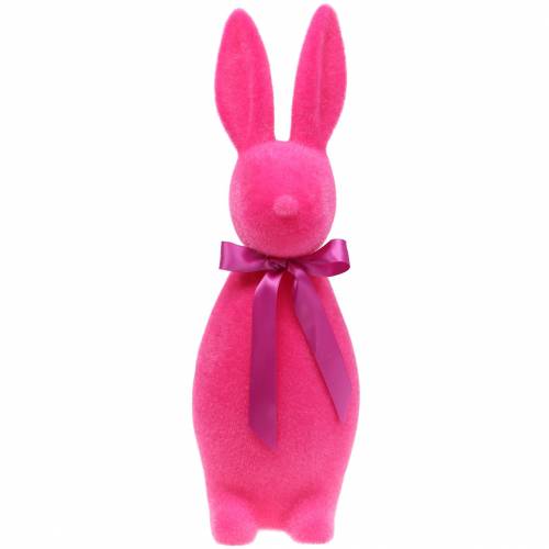 Floristik24 Pupu flokoitu pinkki K49cm