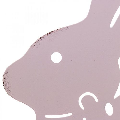 Puutarhapiippu metallinen pupupeti lila 17×28,5cm