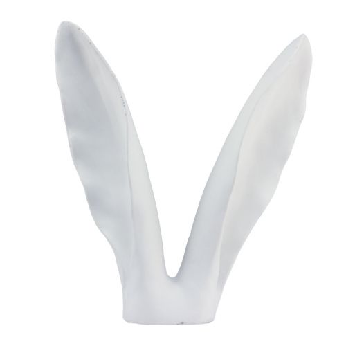 Floristik24 Kanin koristelu kanin korvat valkoiset polyresin 29×7,5×31,5cm