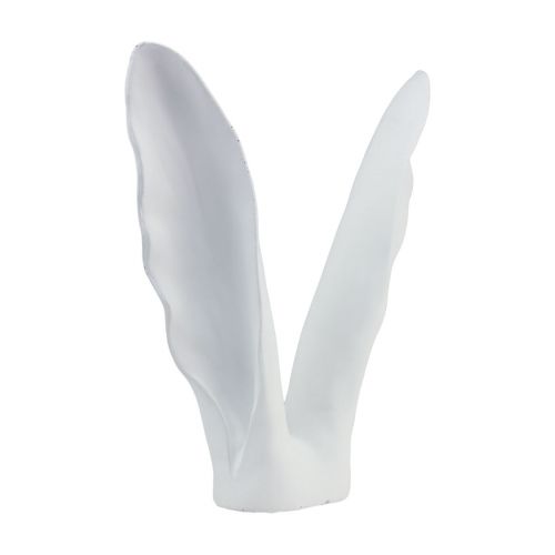 Floristik24 Kanin koristelu kanin korvat valkoiset polyresin 29×7,5×31,5cm