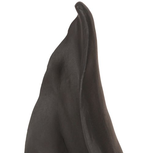 Floristik24 Pupun korvakoriste Pääsiäispupu mustana 20cmx7,5cmx29cm