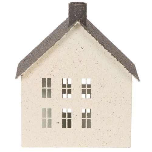 Metallinen valotalon lyhtykoriste 16 cm | Floristik24.fi