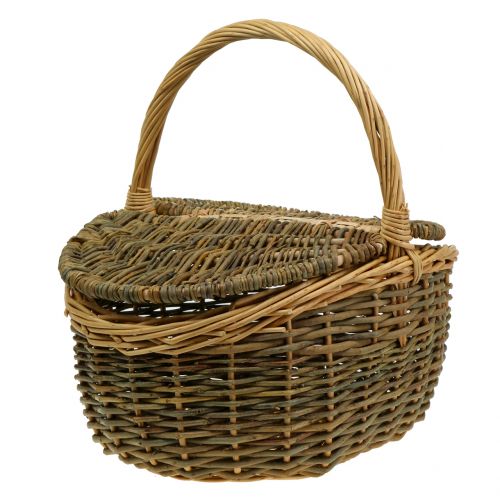 Floristik24 Piknik-kori Willow 40cm x 30 cm K20cm