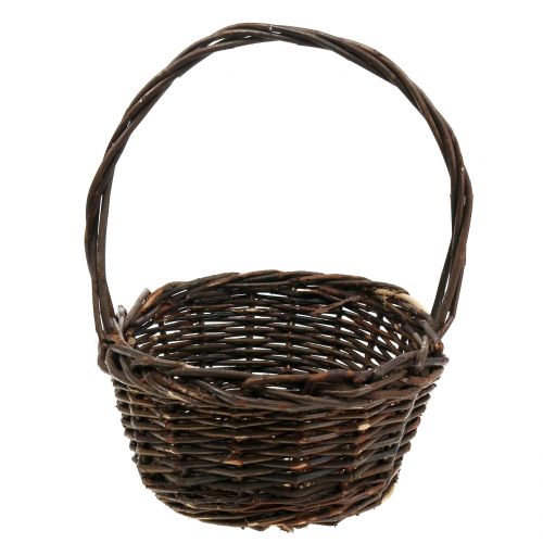 Kahvan kori paju soikea 28cm x 20cm | Floristik24.fi