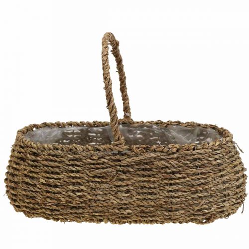 Kasvikori kahvalla korikori kukkakori L23/35cm 2 kpl sarja