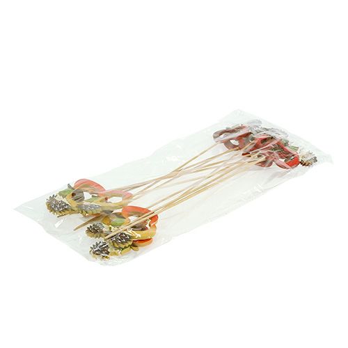 Floristik24 Syksy Pin siili omenalla 7cm 12kpl 12kpl
