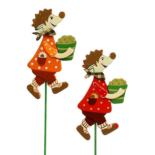 Floristik24 Syksy tikkuja siili kakku 12kpl