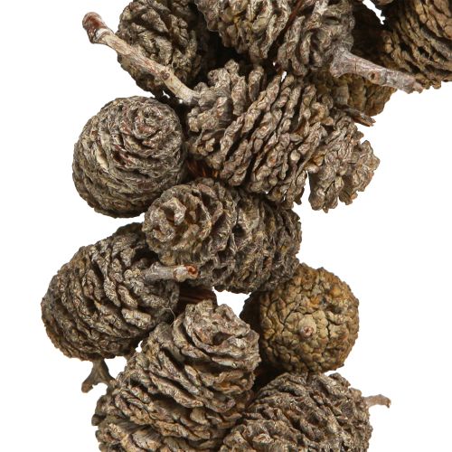 kohteita Sydänkoristekartio sydän leppäkartio valkoinen pesty 24cm