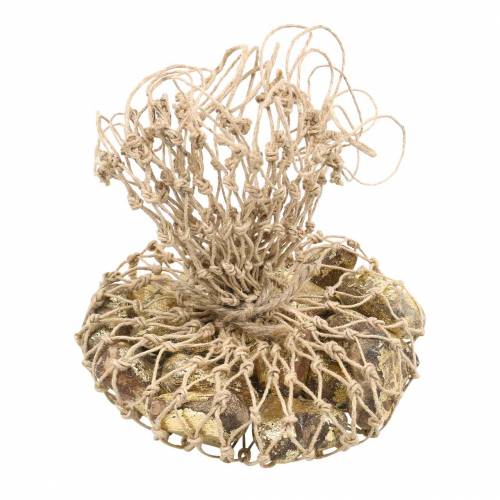 Floristik24 Puiset sydämet luonnollinen, kultainen, hopea mangopuu 3,5-4,2cm × 3,6-4,5cm 18 kpl