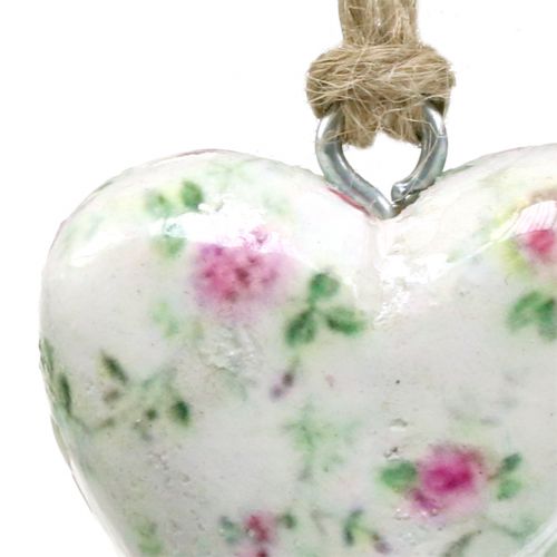 Floristik24 Sydän ripustettavat ruusut 5cm 12kpl