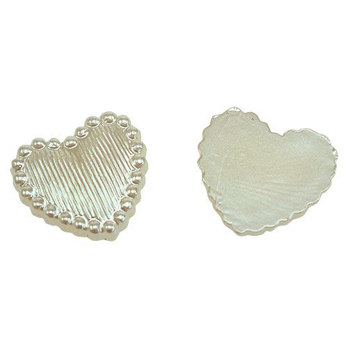 Floristik24 Hajanainen Mini Hearts Cream 1,3 cm 300p